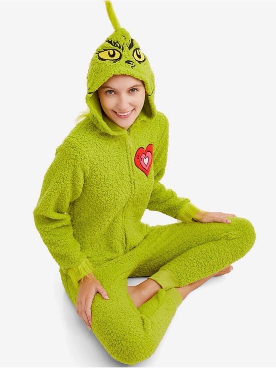 Dr. Seuss Other - The Grinch Union Suit Pajamas One Piece
Costume Christmas Women XS